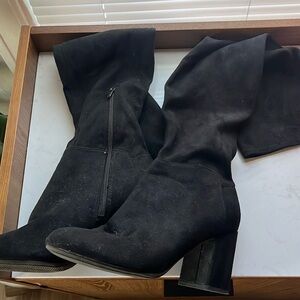 Target women’s over the knee high heeled boots size 9 1/2